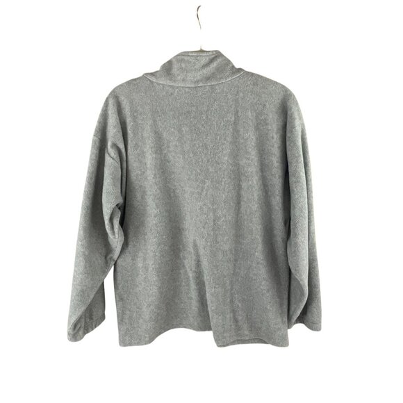 Beijing 08 USA Olympic Gray Fleece Jacket Full Zip M Sporty Athletic - Picture 2 of 6